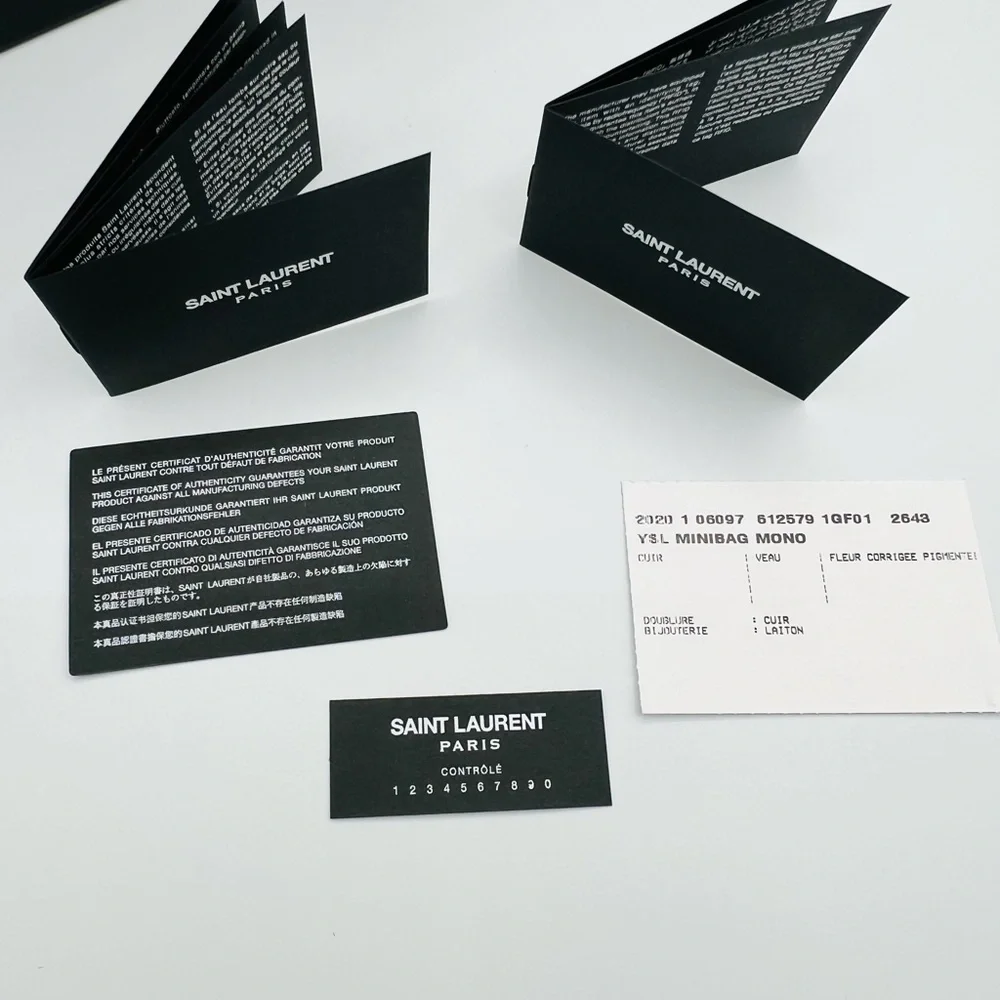 Saint Laurent Black Leather Cassandra Bag with Gold Chain w/ Dust Bag and Box - Picture 12 of 15